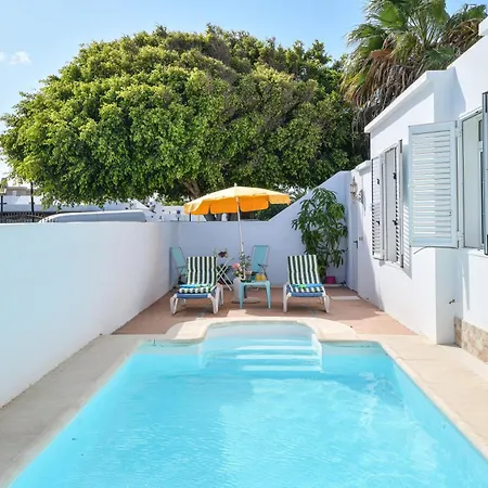 Villa Rustica Con Piscina Privada Tias