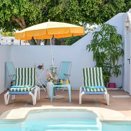 Rustica Con Piscina Privada Tias